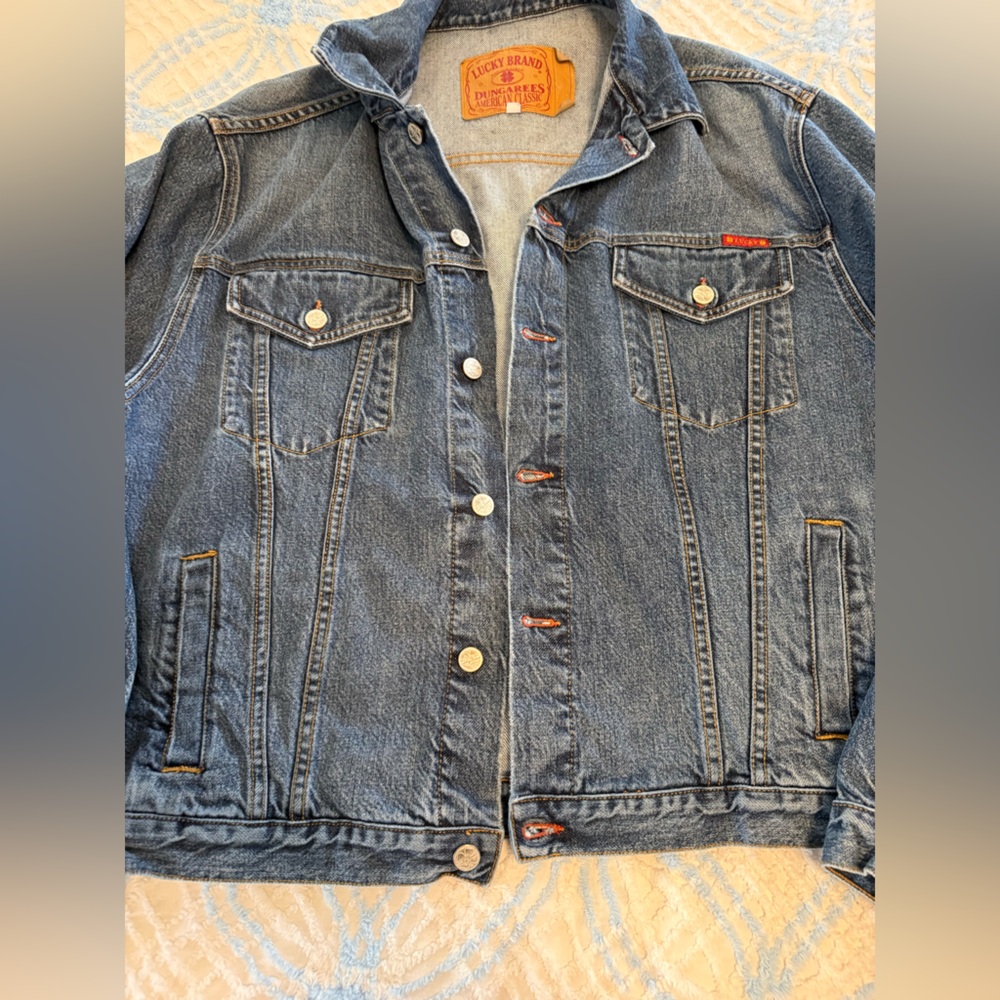 Men’s Lucky Brand Jean jacket XL - Picture 2 of 7
